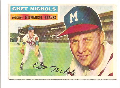 1956 Topps #278 Chet Nichols