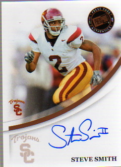 2007 Press Pass Autographs Bronze #57 Steve Smith USC