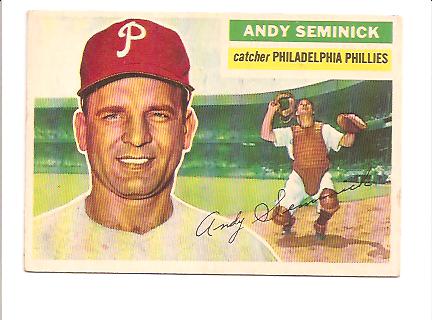 1956 Topps #296 Andy Seminick
