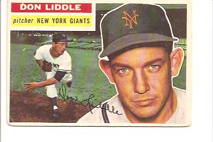 1956 Topps #325 Don Liddle