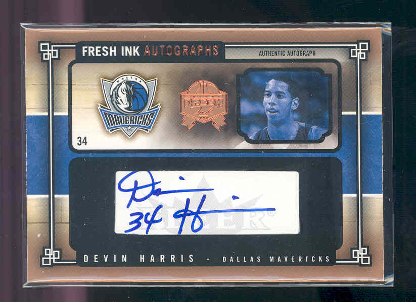 2004-05 SkyBox Fresh Ink Autographs #DH Devin Harris