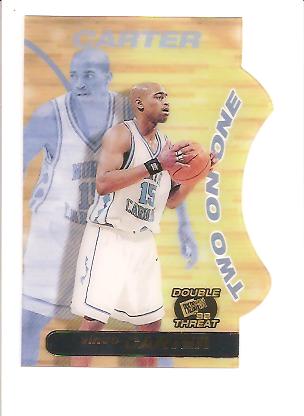 1998 Press Pass Double Threat Two-On-One #TO10 Vince Carter