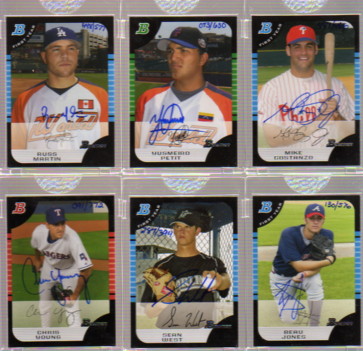 2006 Bowman Originals Buyback Autographs #242 Chris R. Young 05 BDP/772 F