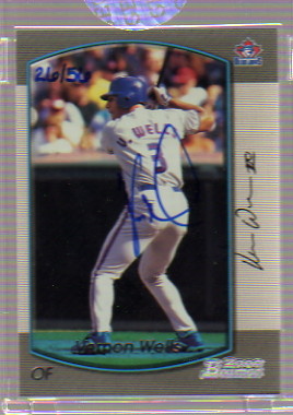 2006 Bowman Originals Buyback Autographs #817 Vernon Wells 00 B/56 F