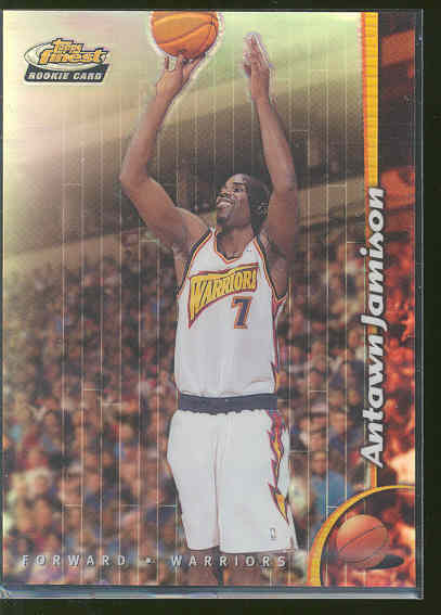 1998-99 Finest No Protectors Refractors #229 Antawn Jamison