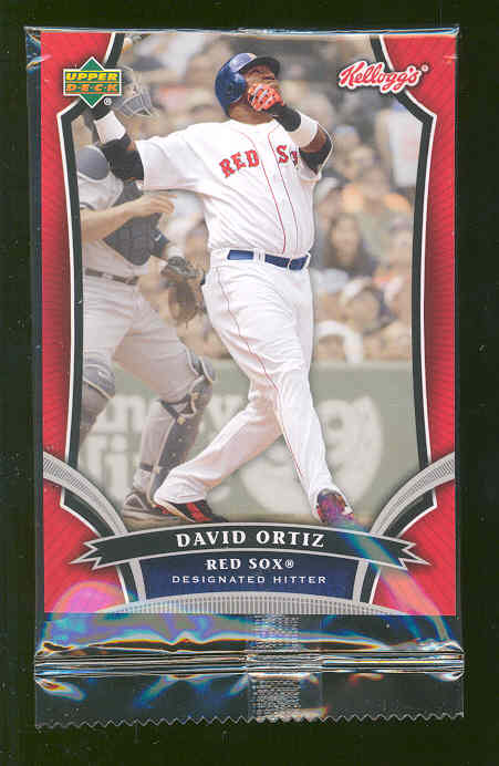 2007 Upper Deck Kellog's Japanese Issue #6 David Ortiz Red Sox Still sealed in pack RARE 