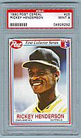 1990 Post #25 Rickey Henderson