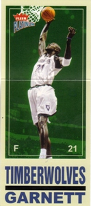 2003-04 Fleer Platinum Big Signs #1 Kevin Garnett