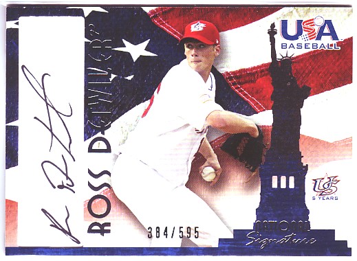 2006-07 USA Baseball Signatures Black #10 Ross Detwiler