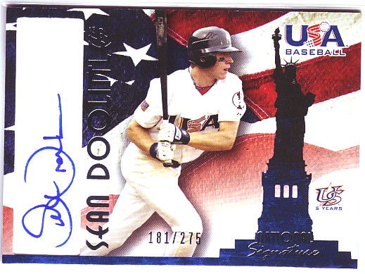 2006-07 USA Baseball Signatures Blue #14 Sean Doolittle