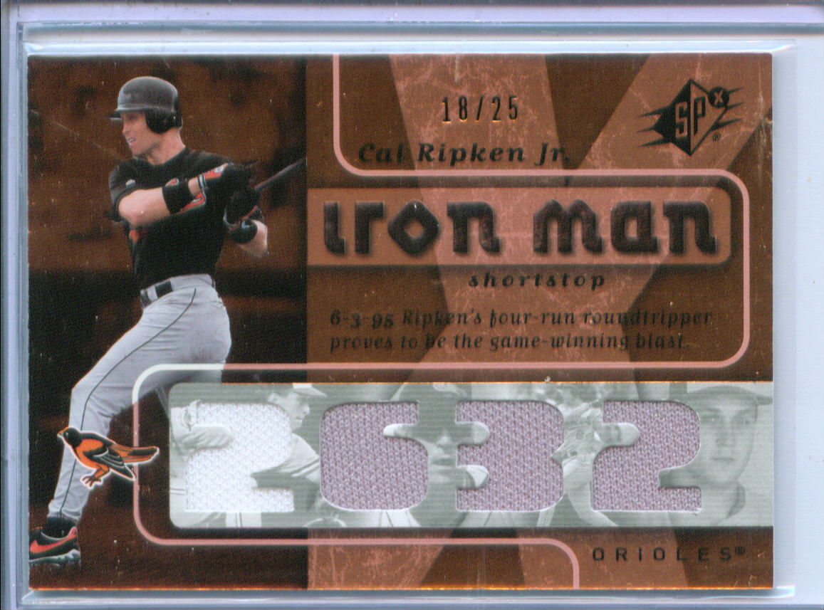 2007 SPx Iron Man Memorabilia #IM82 Cal Ripken