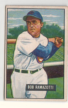 1951 Bowman #247 Bob Ramazzotti RC
