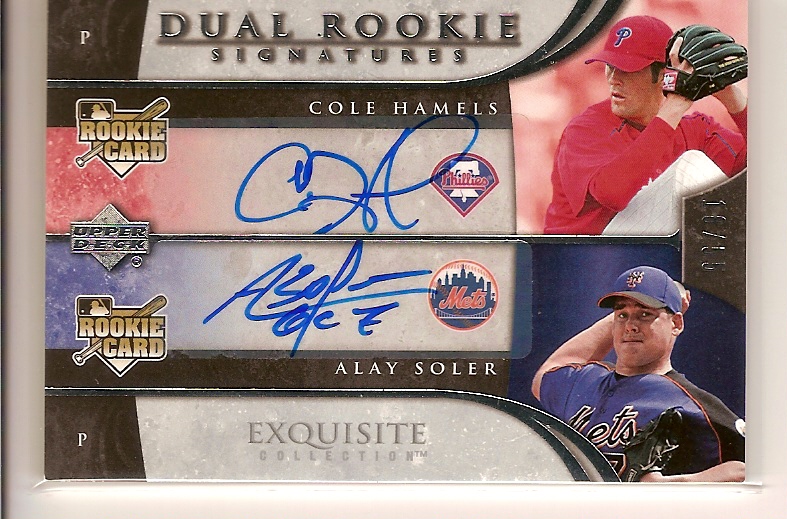 2006 Exquisite Collection #49 Soler RC/Hamels (RC)