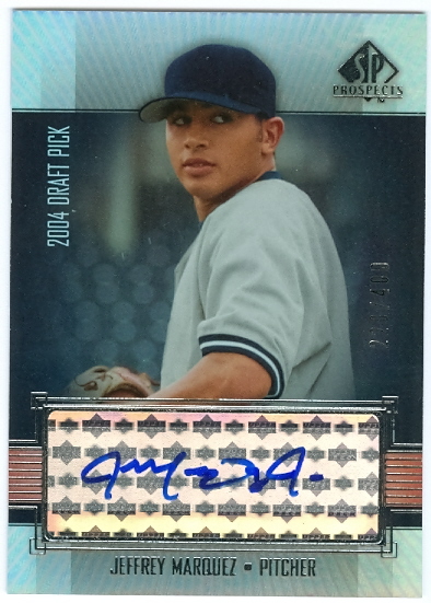 2004 SP Prospects #320 Jeff Marquez AU/400 RC