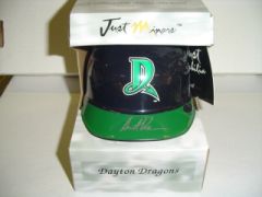2001 Just Stuff Autographs Mini Helmets #AK Austin Kearns Dayton