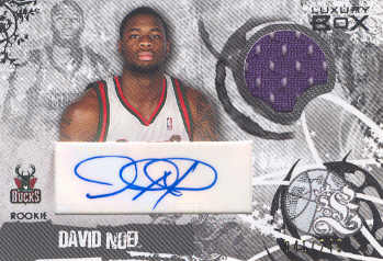 2006-07 Topps Luxury Box Rookie Relics Autographs #DN David Noel