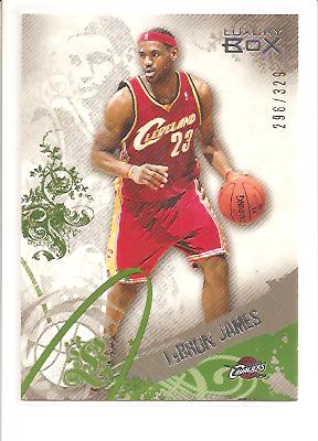 2006-07 Topps Luxury Box Green #23 LeBron James