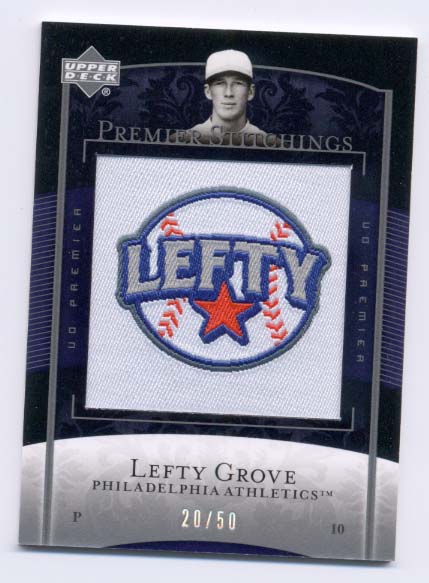 2007 Upper Deck Premier Stitchings #48 Lefty Grove