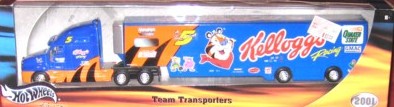 2001 Hot Wheels Racing Transporters 1:64 #5 T.Labonte/Kellogg's Tony