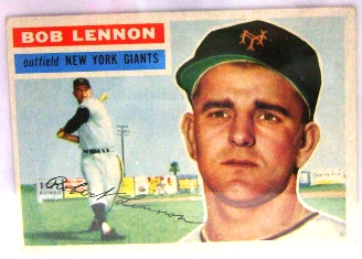 1956 Topps #104 Bob Lennon