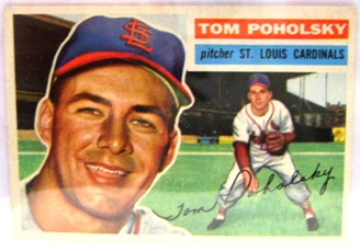 1956 Topps #196 Tom Poholsky