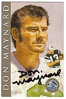 1998 Ron Mix HOF Platinum Autographs #64 Don Maynard