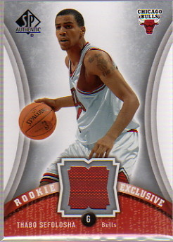 2006-07 SP Authentic Rookie Exclusives Jerseys #TS Thabo Sefolosha