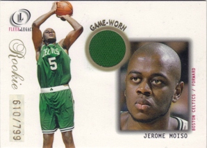 2000-01 Fleer Legacy #96 Jerome Moiso JSY RC
