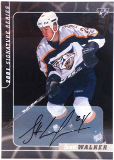 2000-01 BAP Signature Series Autographs #43 Scott Walker