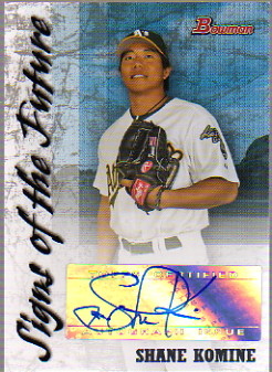 2007 Bowman Signs of the Future #SK Shane Komine