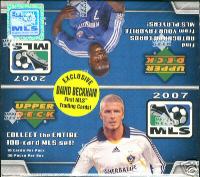 2007 Upper Deck MLS Soccer Factory Sealed Hobby Box - Possible David Beckham MLS Rookie Cards & Possible Random MLS Player Autographed Cards - In Stock Now       
