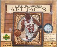 2007 - 08 ( 2008 ) Upper Deck Artifacts NBA Basketball Factory Sealed Hobby Box - An Autograph Or Memorabilia Or #ed Card In Each Pack On Avg. - Possible Kevin Durant & Michael Jordan - In Stock Now  