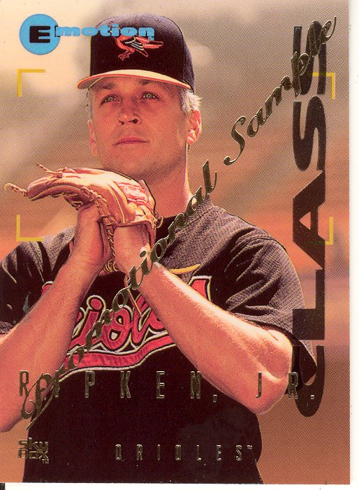 1995 Emotion Sample Card Cal Ripken Jr.