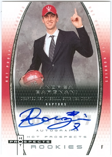 2006-07 Fleer Hot Prospects #94 Andrea Bargnani AU/150 RC