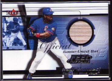 2001 Fleer Feel The Game Raul Mondesi Bat