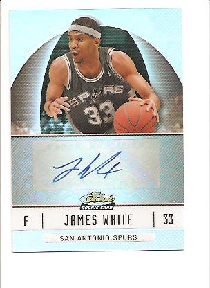 2006-07 Finest Rookie Autographs Refractors #76 James White E