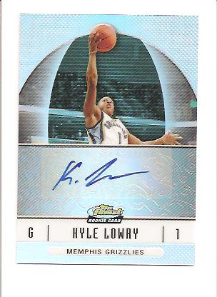 2006-07 Finest Rookie Autographs Refractors #58 Kyle Lowry F