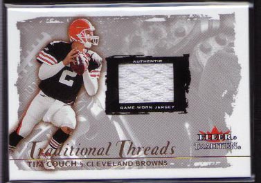2000 Fleer Glossy Traditional Threads Tim Couch