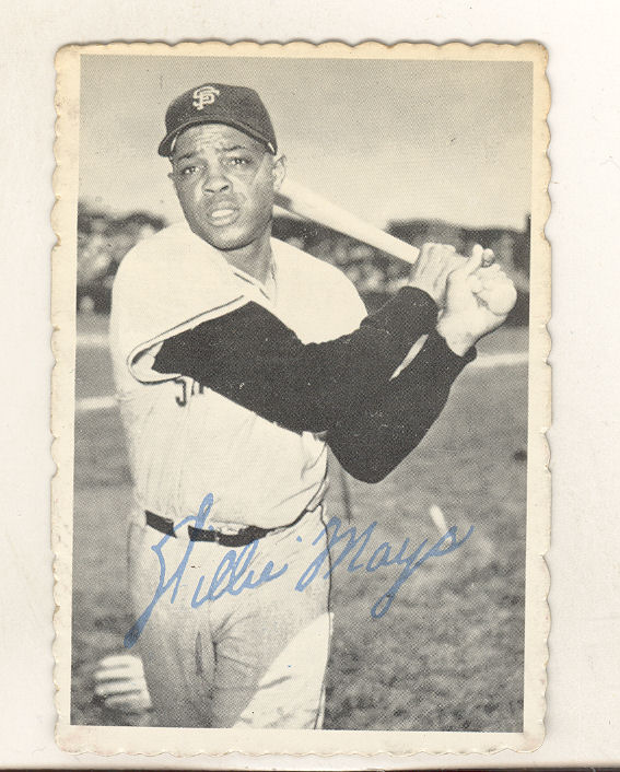 1969 Topps Deckle Edge #33 Willie Mays