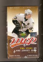 2007- 08 ( 2008 ) Upper Deck MVP Hockey Factory Sealed Hobby Box - 1 Jersey Card Per Box & 1 Rookie Or Insert Card Per Pack