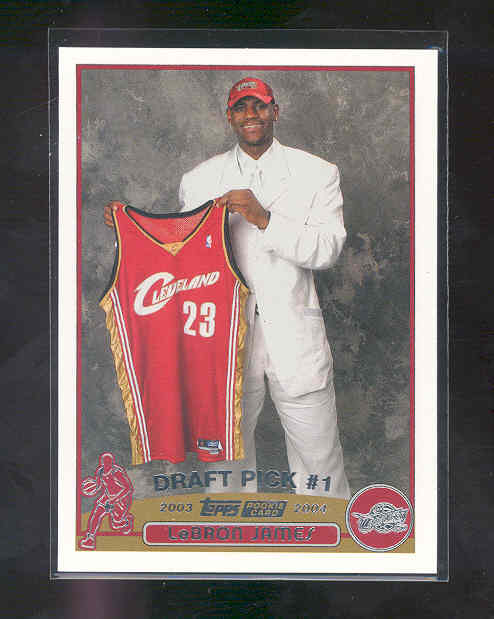 2003-04 Topps #221 LeBron James RC