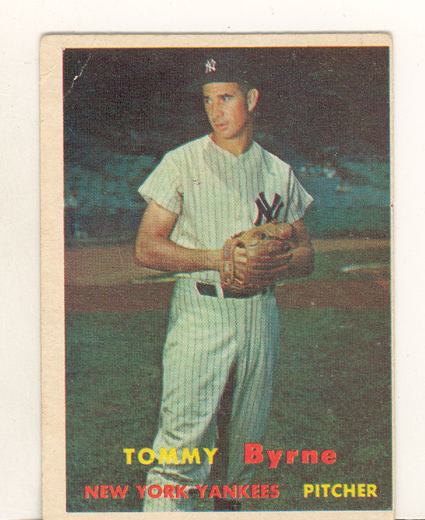 1957 Topps #108 Tommy Byrne