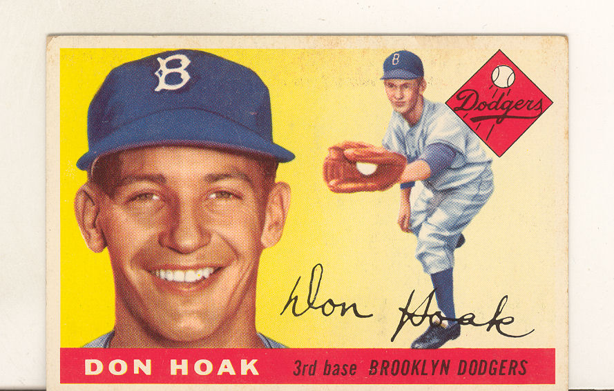 1955 Topps #40 Don Hoak