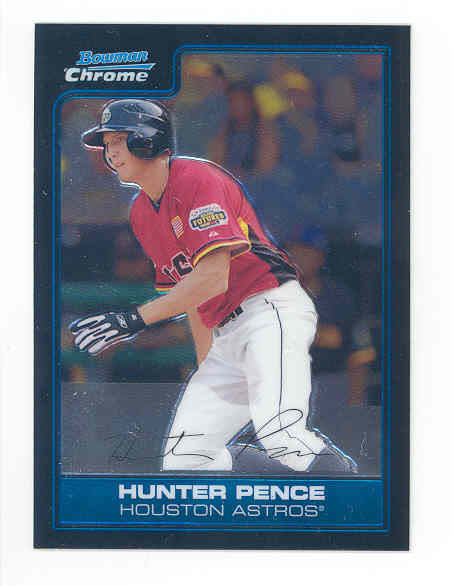 2006 Bowman Chrome Draft Future's Game Prospects #18 Hunter Pence