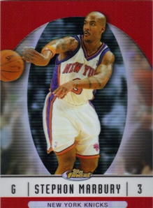 2006-07 Finest Refractors #27 Stephon Marbury