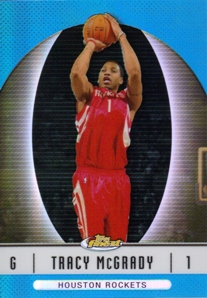 2006-07 Finest Refractors Blue #24 Tracy McGrady