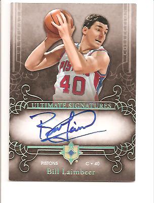 2006-07 Ultimate Collection Signatures #USBL Bill Laimbeer