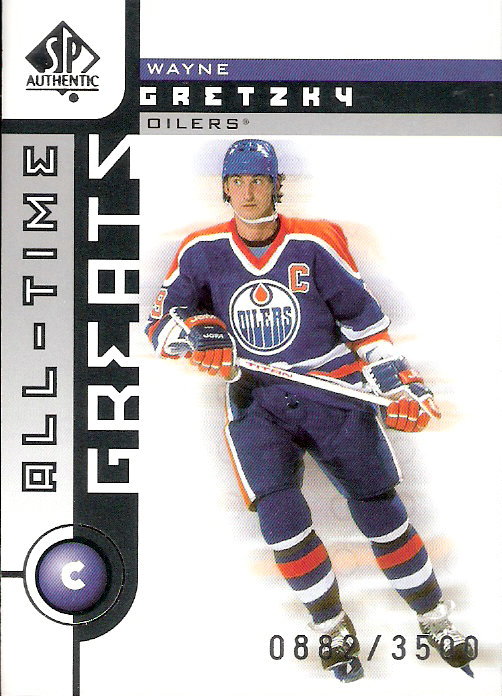 2001-02 SP Authentic #101 Wayne Gretzky ATG