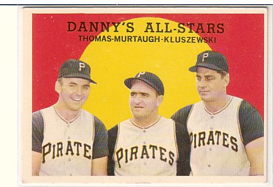 1959 Topps #17 Danny's All-Stars/Frank Thomas/Danny Murtaugh MG/Ted Kluszewski