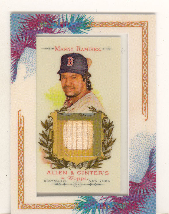 2007 Topps Allen and Ginter Relics #MR Manny Ramirez Bat H
